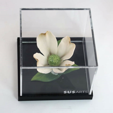 susarts handmade porcelain rose