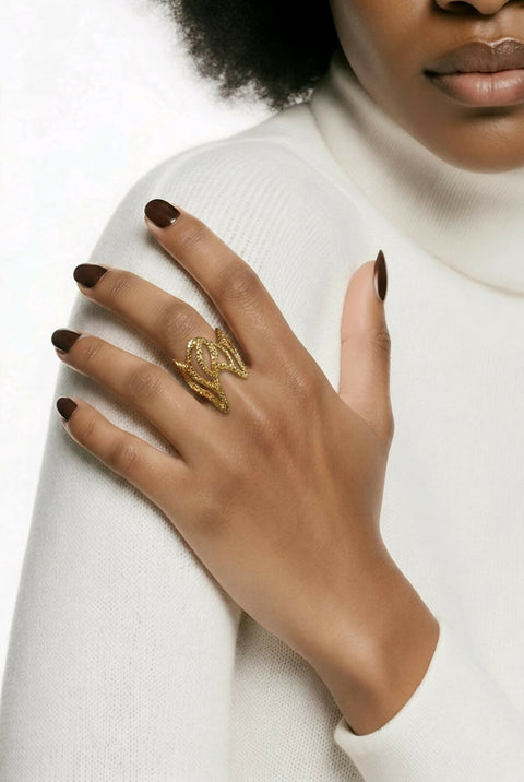 The Eden Handmade Adjustable Ring