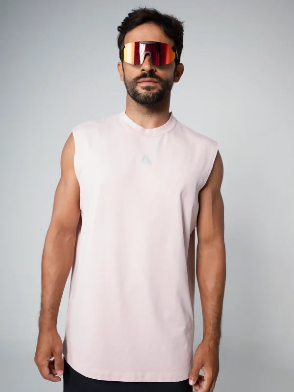 OVERSIZED TANK TOP LIGHT PINK