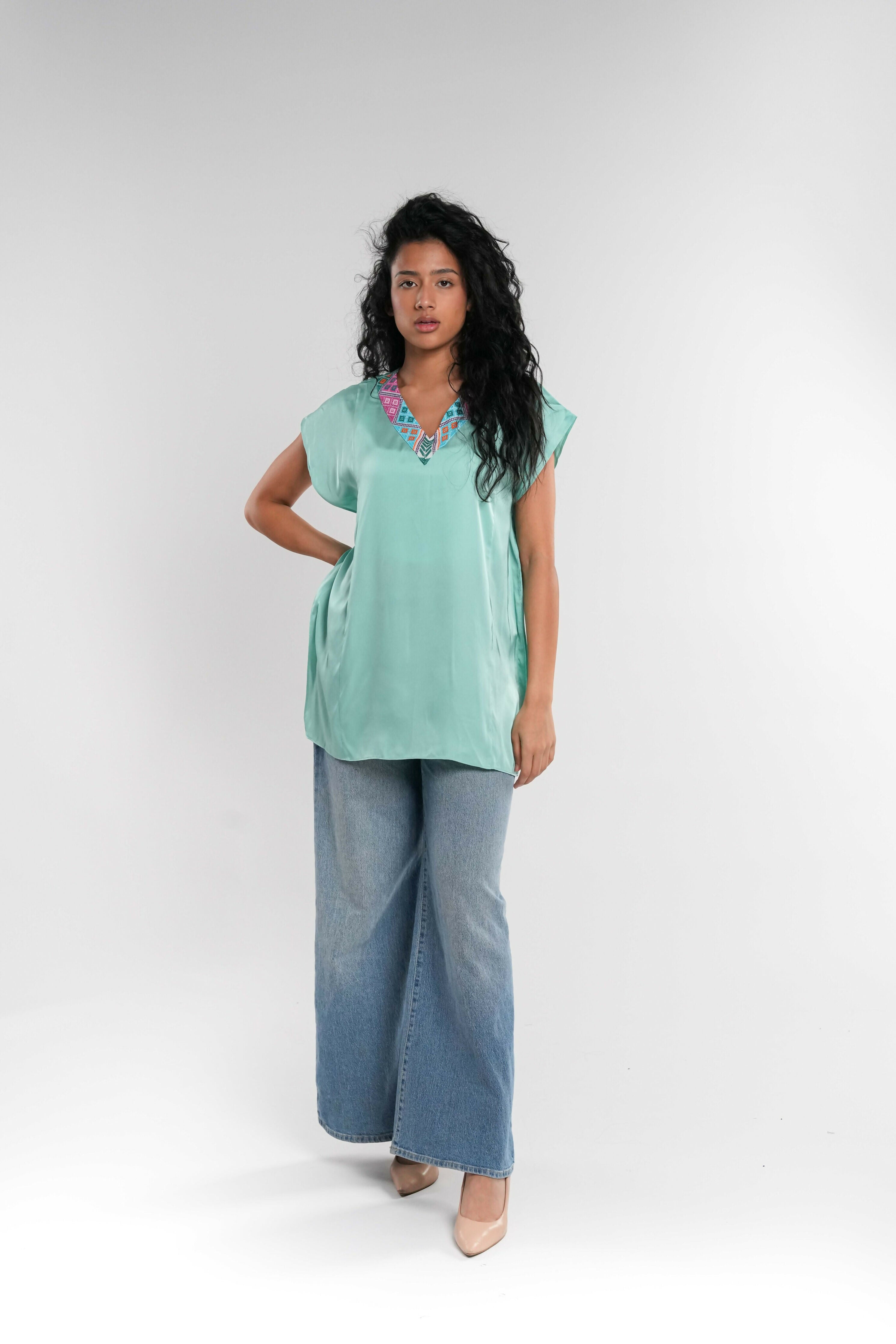 Tiffany Embroidered Tunic