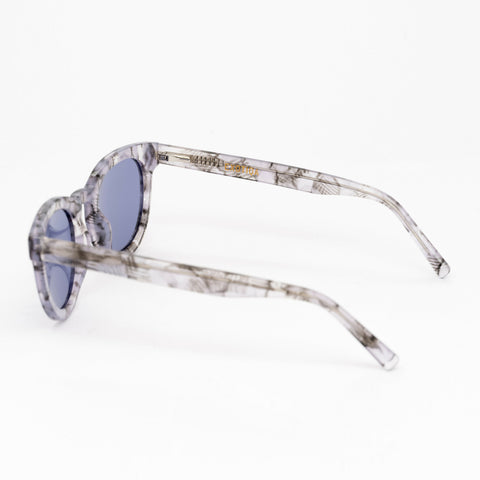 Monarch Sunglasses | Grey Frames & Purple Lenses