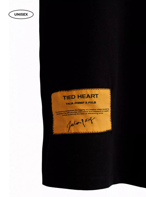 Black Tee X Talia Zoref “Tied Heart”