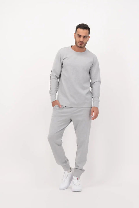 RUBBERIZED LOGO MEN'S T-SHIRT & JOGGER SET