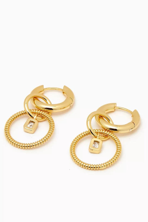 The Camille Multi Hoops- Gold