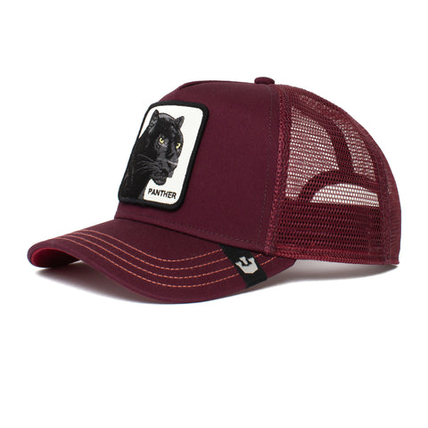 The Panther Trucker Hat Maroon