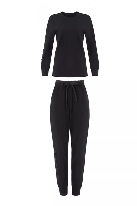 RUBBERIZED LOGO SHIRT & JOGGER SET