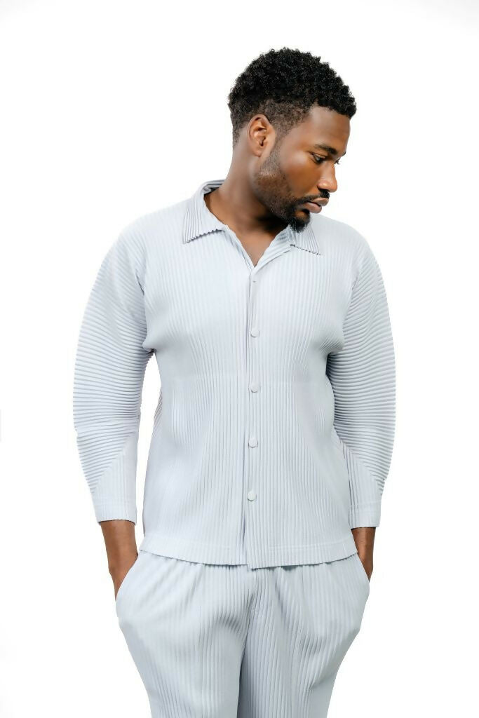 Men's Long Shirts Gray