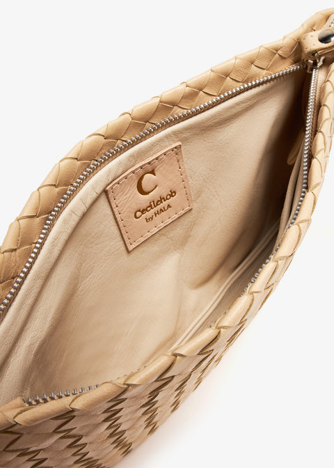 CECILEHOB Pouch Lambskin Beige