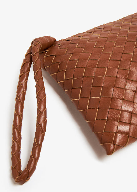 CECILEHOB Pouch Lambskin Camel