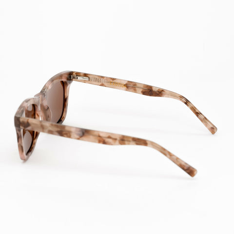 Zephyr Sunglasses | Light Brown Frames & Brown Lenses