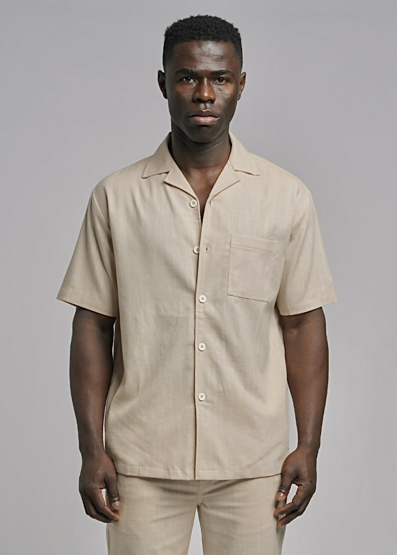 Safari set shirt Beige