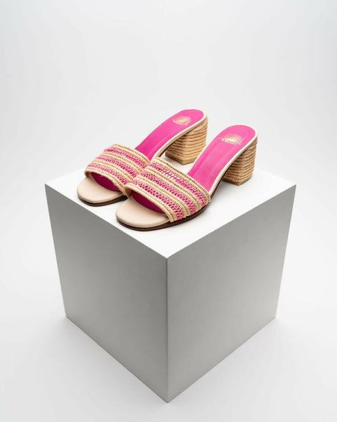 MODELE HELL - Natural/Fuxia Coral