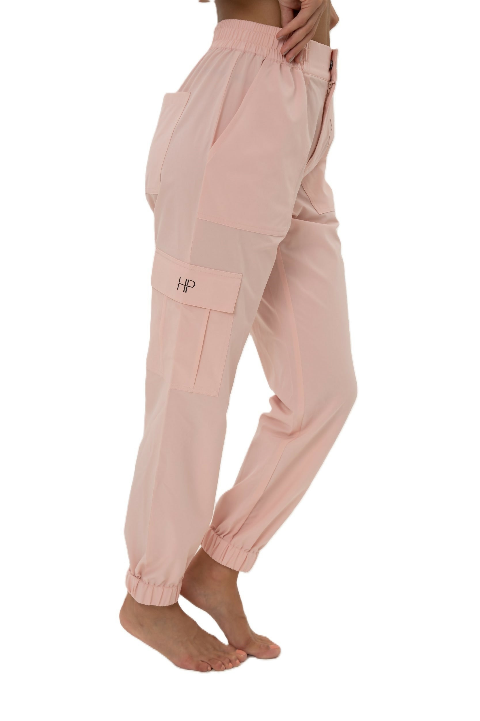 Stretchy Cargo Pants - Dyana in Pink