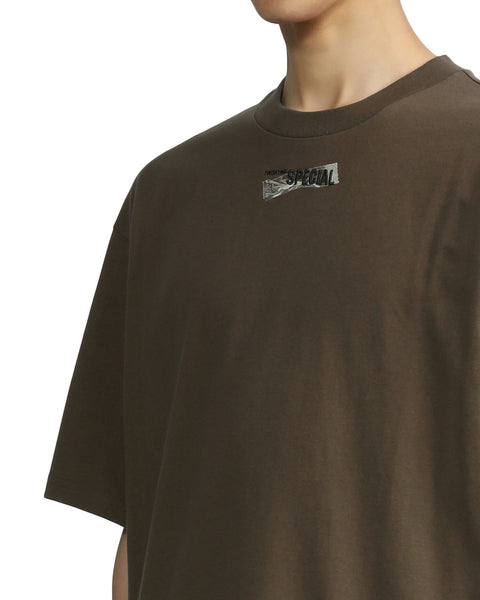 Photo Print T-Shirt In Brown