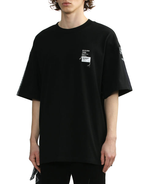 Combined Bandana T-shirt in Black