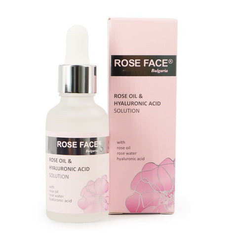 Rose Face Rose Oil & Hyaluronic Acid Solution - 50 ml