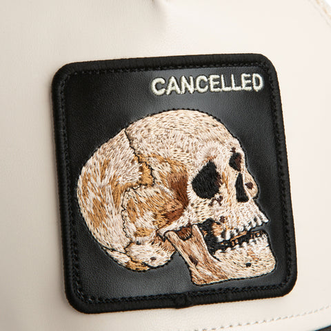 Goorin Bros. Faux Leather Skull Trucker Cap