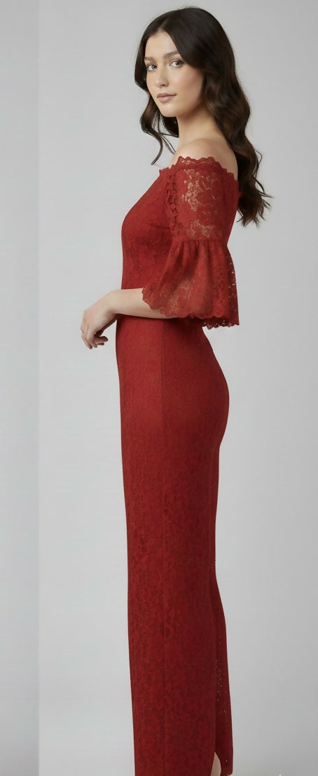 Red Lace Overall