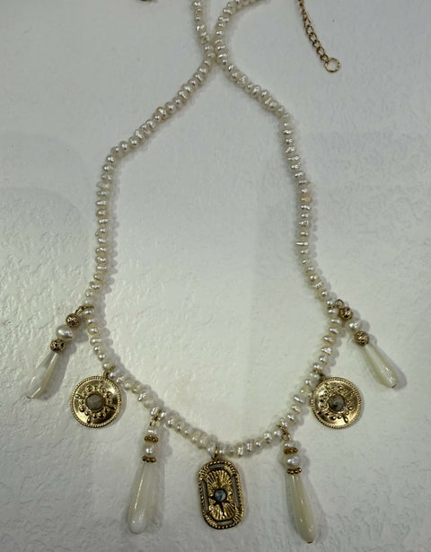 Boho Mix Charm Necklace