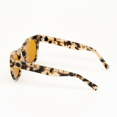 Aurora Sunglasses | Cream Frames & Yellow Lenses