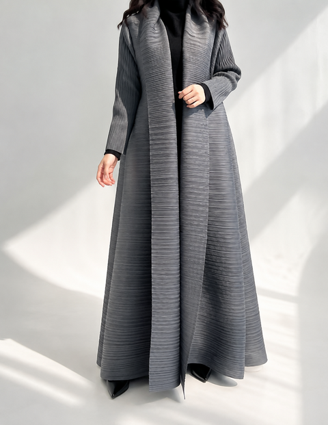 Abu Dhabi Abaya Gray