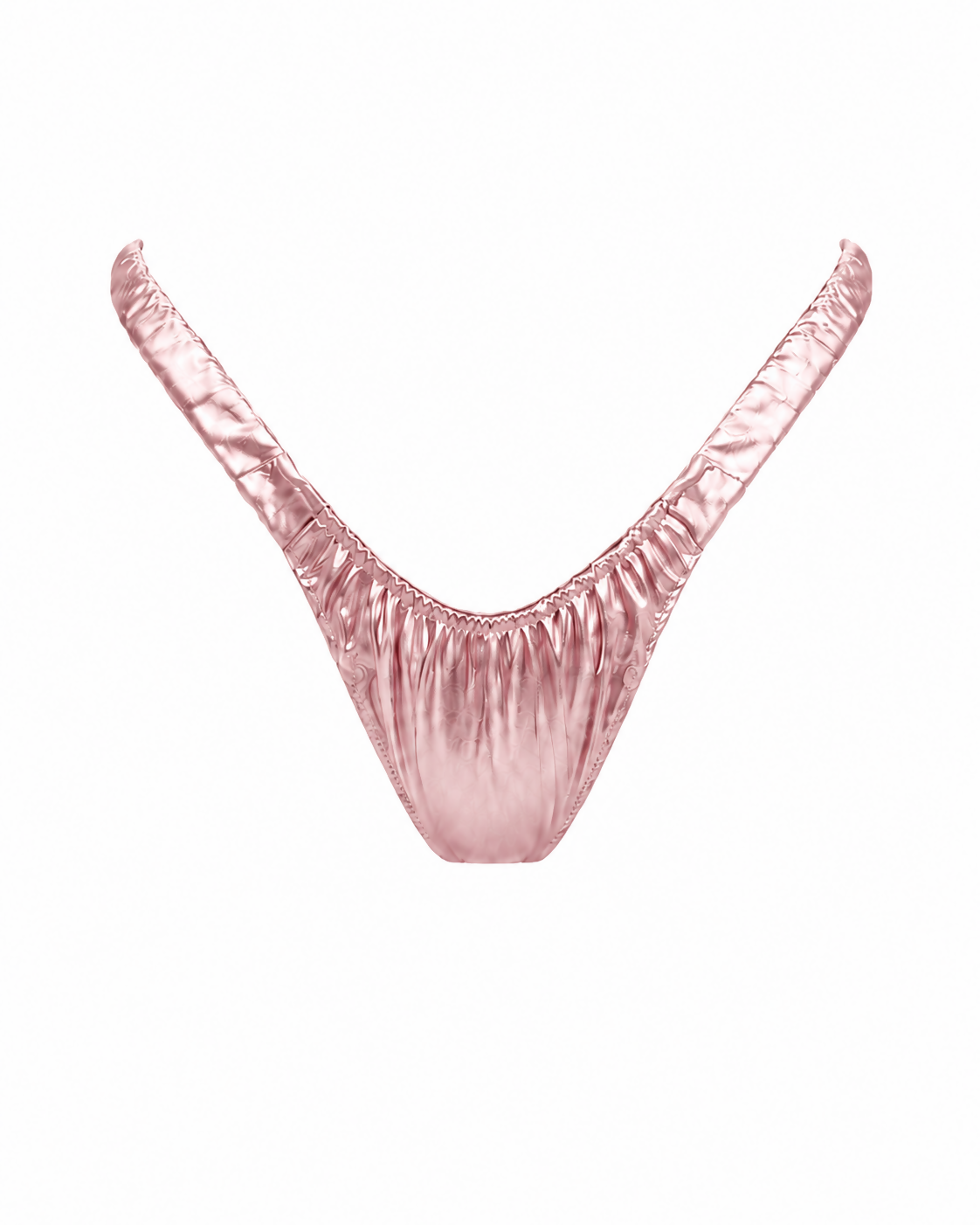 Bella Bikini Gathered Bottom Baby Pink