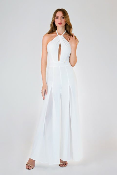 Fabulous-White-Sleeveless-Flared-Summer-Jumpsuit-3