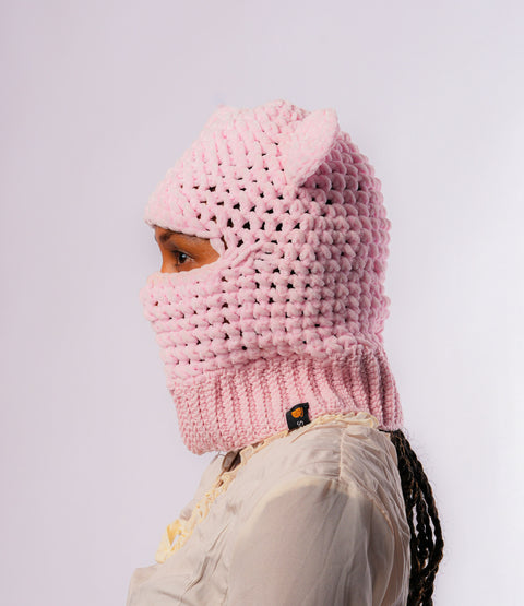 Blush Bear Balaclava