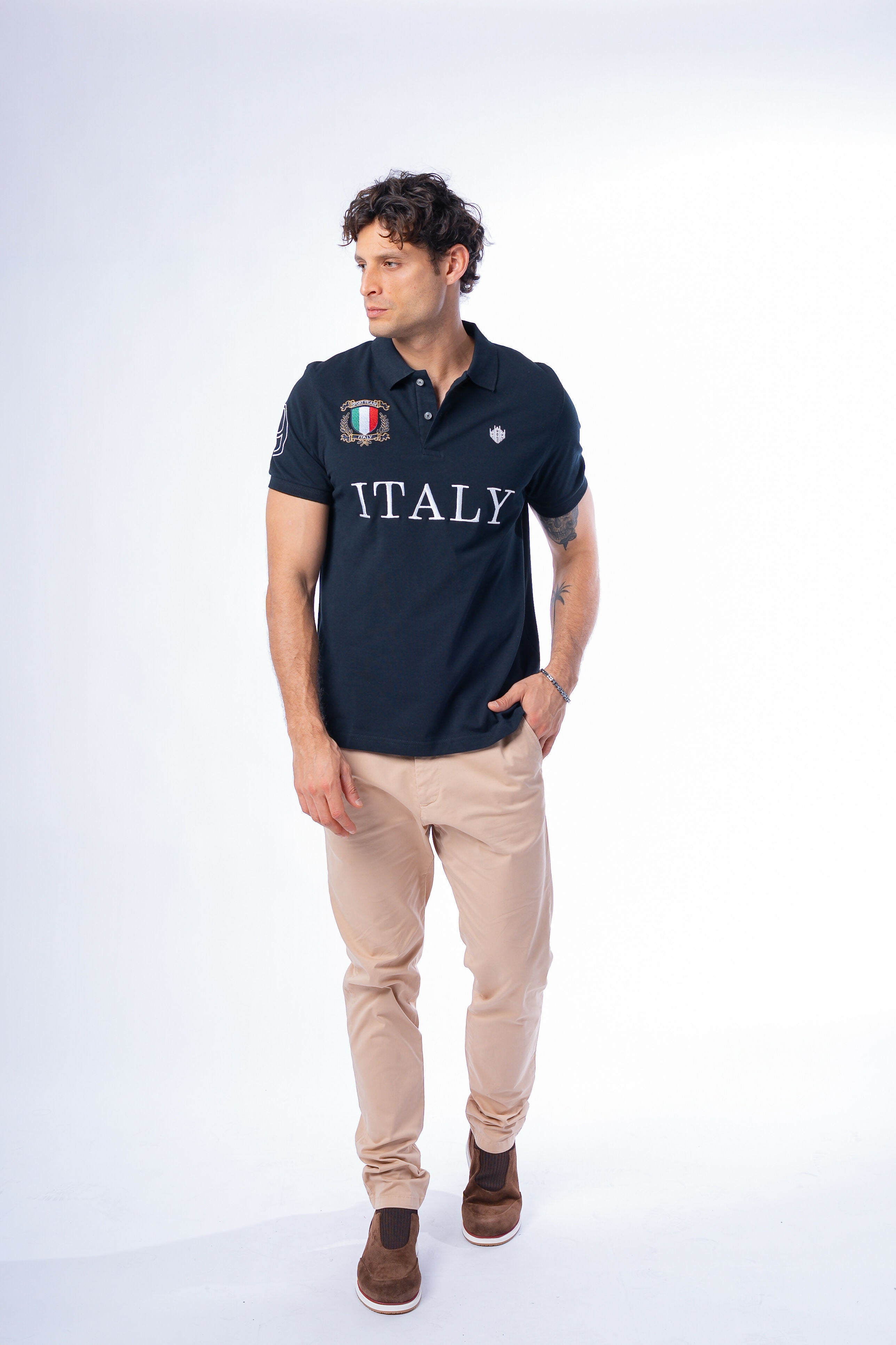 ITALY POLO NAVY BLUE