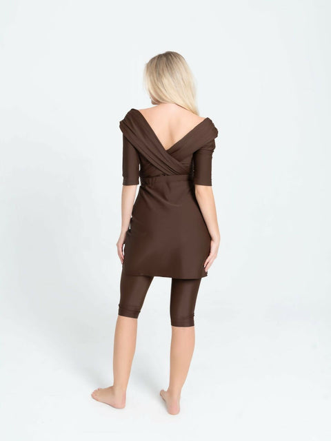Layal Glossy Chocolate Brown