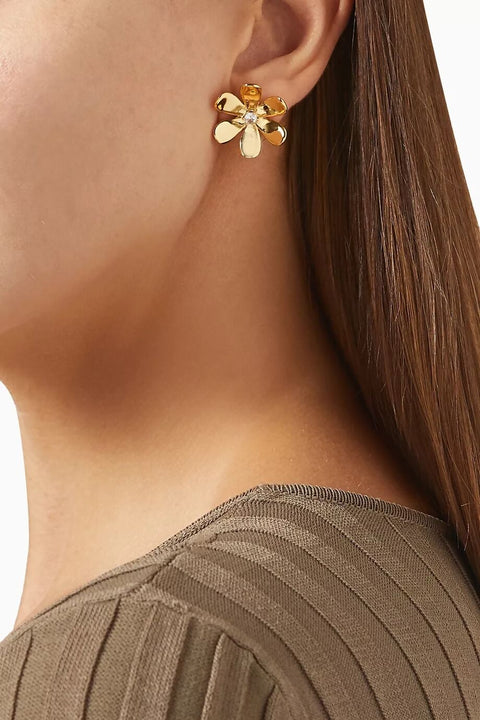 DAISY STATEMENT STUDS- GOLD