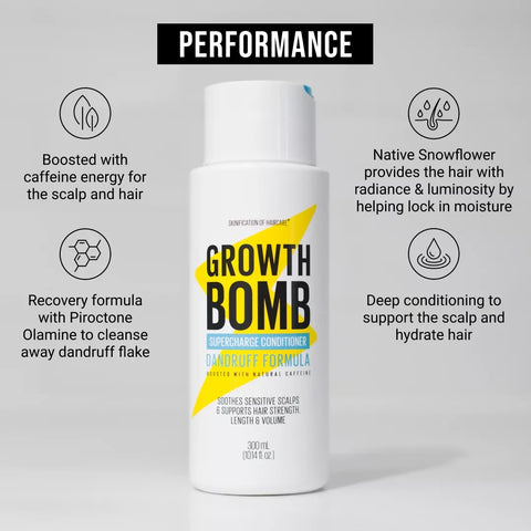 Growth Bomb - Supercharge Conditioner - Dandruff Formula - 300ml