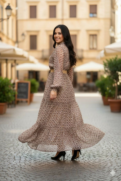 MY Peanut Sukran Dress in Latte