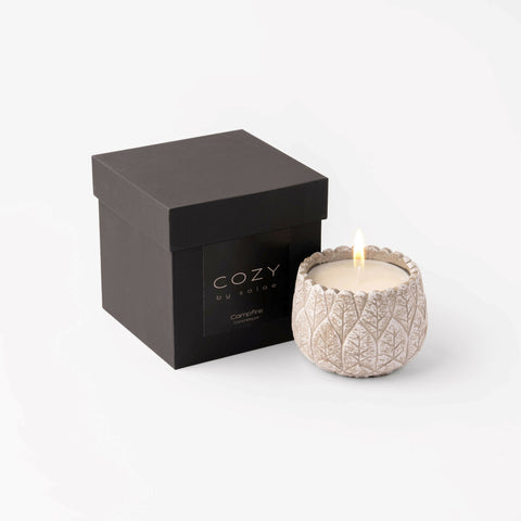 Organic Handmade Soya Candle in Concrete Jar So Caramel