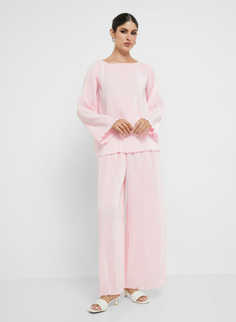 SOFT PLEATED PANTS