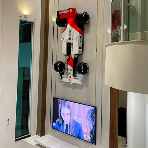 1:2 Half Scale Formula 1 MP4/4 1988 Ayrton Senna Wall Sculpture