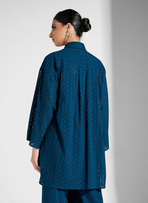 WOVEN WOMEN SCHIFFLI TUNIC