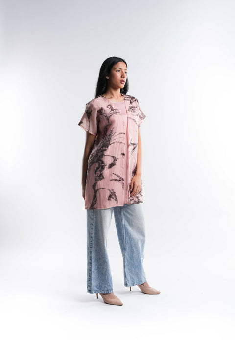 Lined Organza Short Trench