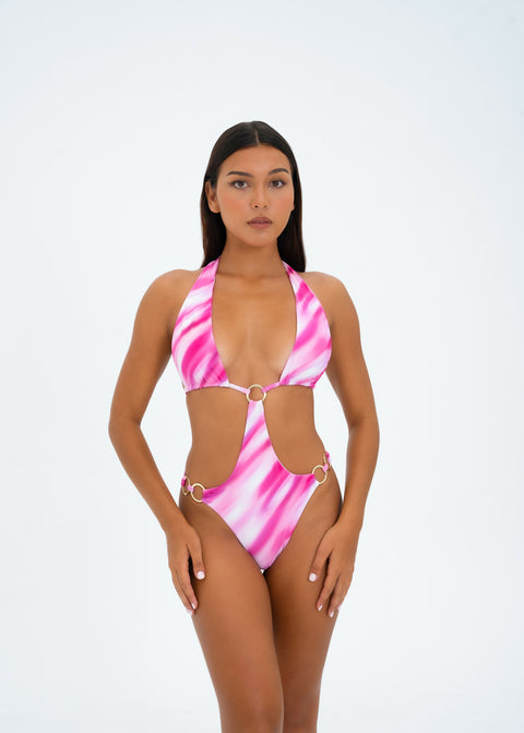 Tie Back One Piece With Ring