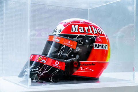 Michael Schumacher 2003 Official Replica Helmet with Extra Visor (signed)