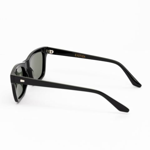 Stellar Sunglasses | Black Frames & Green Lenses