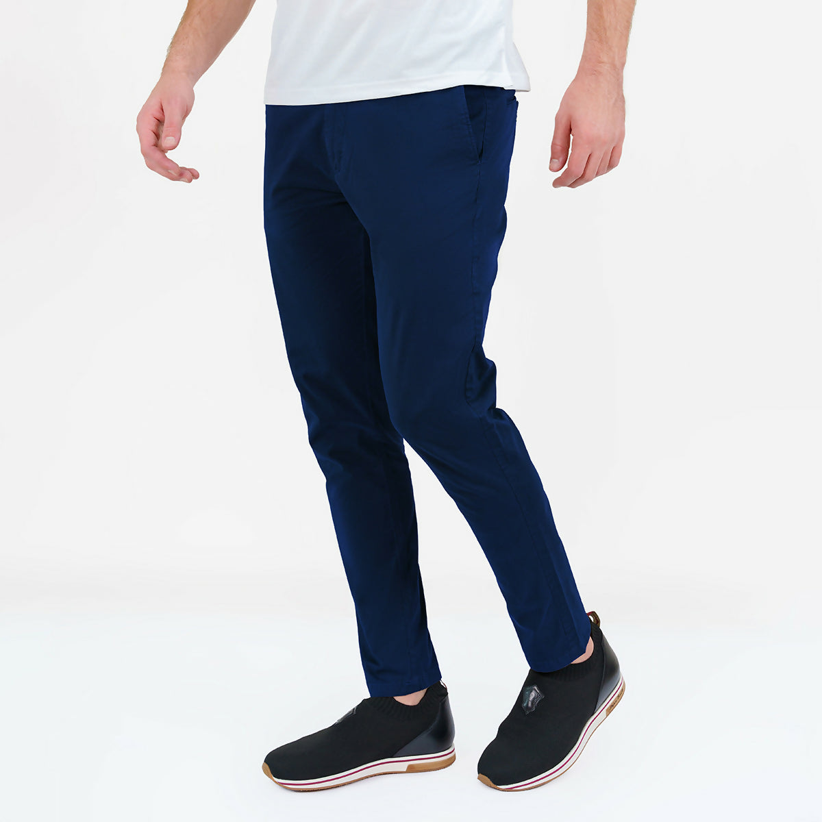 Via Milano Trouser Oxford Blue