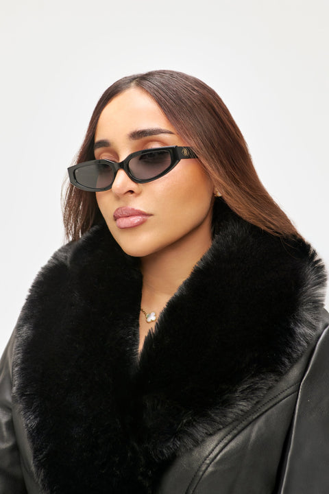 By Layla Saleh Layla Sunglasses Black & Grey