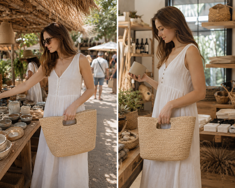 Lina Rafia Beach BAG