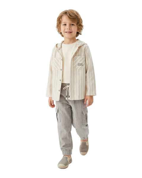 BOMBILI Boys 3-piece set (shirt,sweat,pants) - Gray