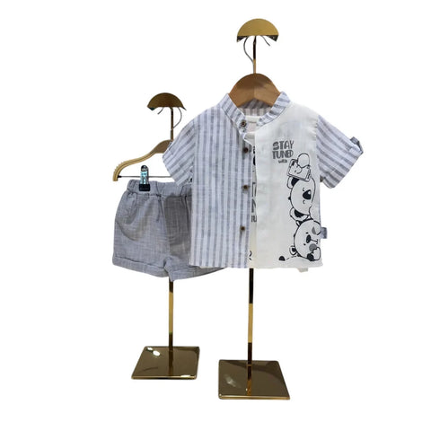 KARAN SHIRT SET - KHAKI
