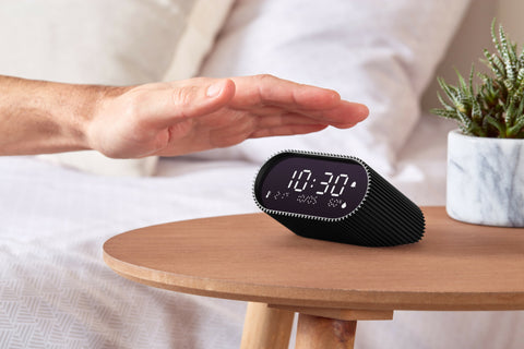 LEXON RAY CLOCK - MATT BLACK