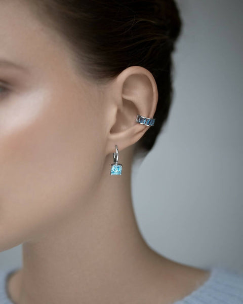 Light-blue Earrings Princess