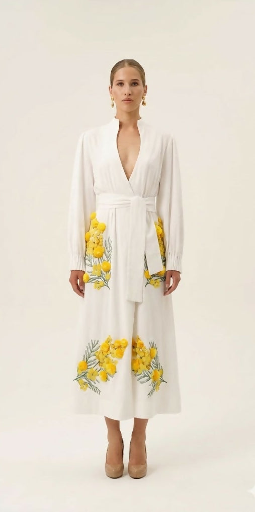 Trench Coat With Mimosas