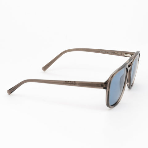 Savant Sunglasses | Clear Frames & Blue Lenses